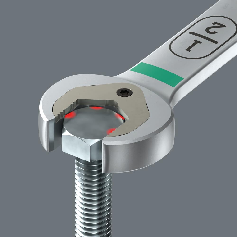 6007 Joker Ratcheting Combination Spanner SB, Long Design, Imperial, 5/16" x 180 mm - Image 4