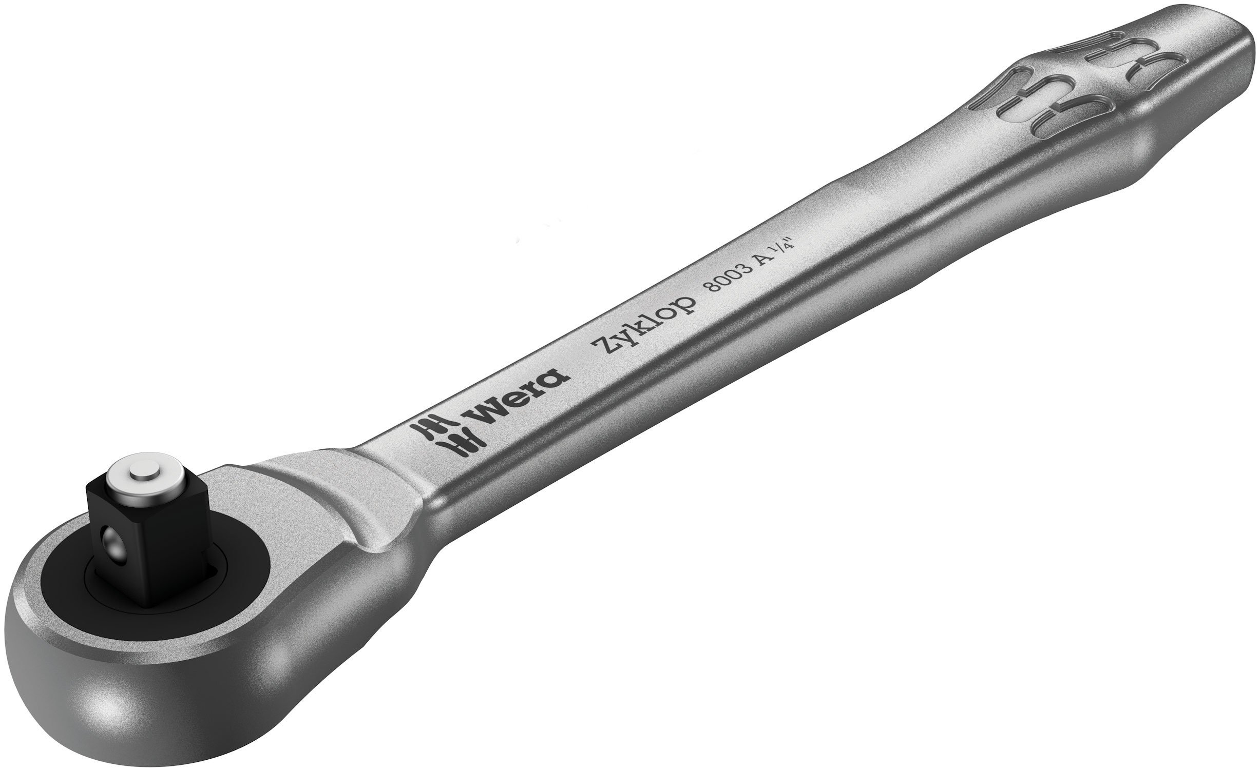 Wera 05004003001 8003 A Zyklop Full Metal Ratchet with Push-Through Square, 1/4" Drive - Image 11