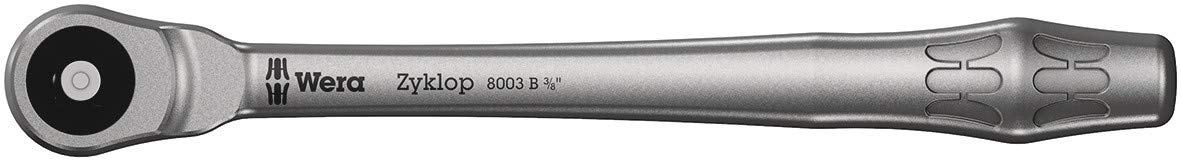 Wera 05004047001 8100 SB 7 Zyklop Metric Metal Ratchet Set with Push-Through Square, 3/8" Drive - Image 10