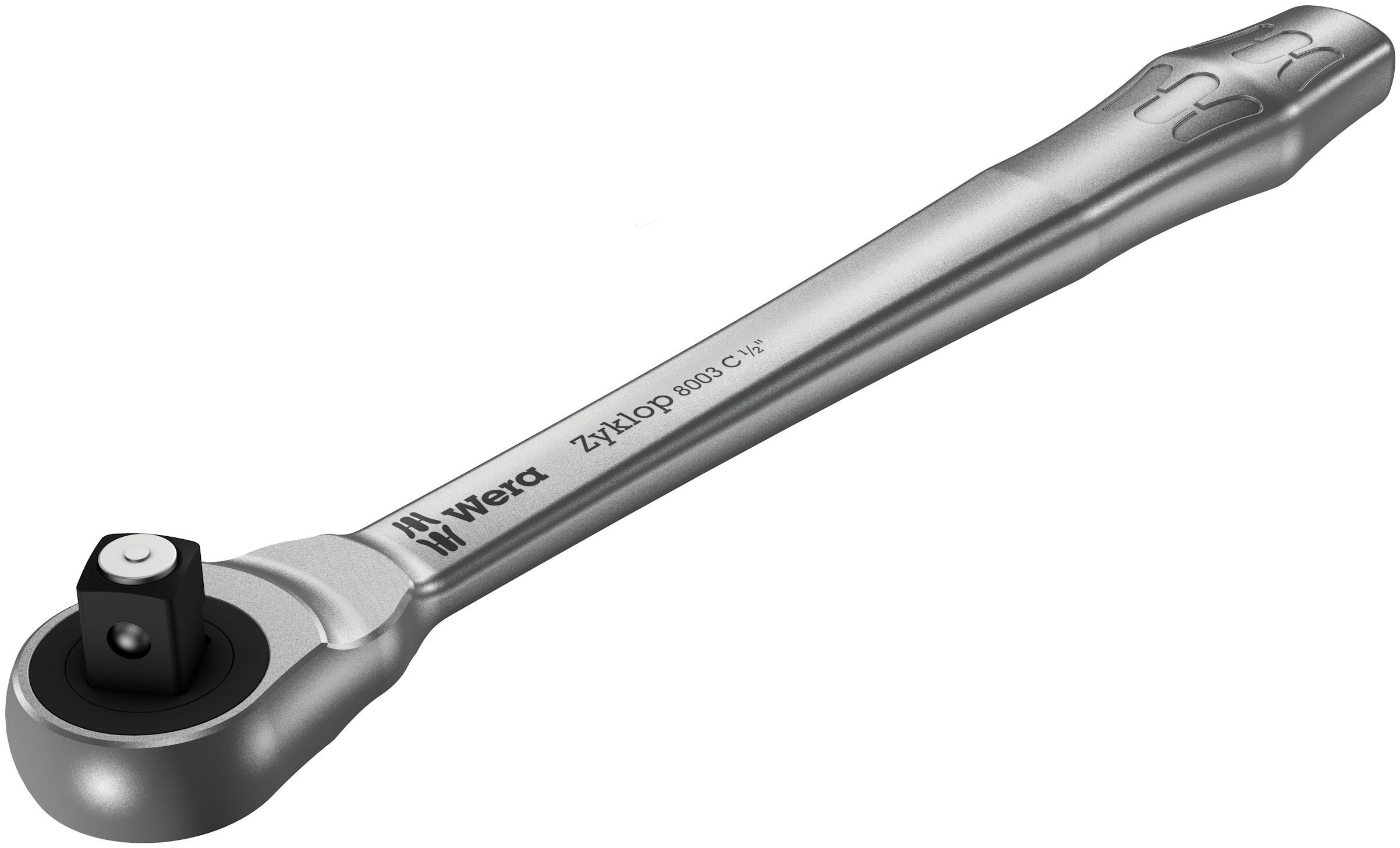 Wera 05004063001 8003 C Zyklop Full Metal Ratchet with Push-Through Square, 1/2" Drive - Image 11