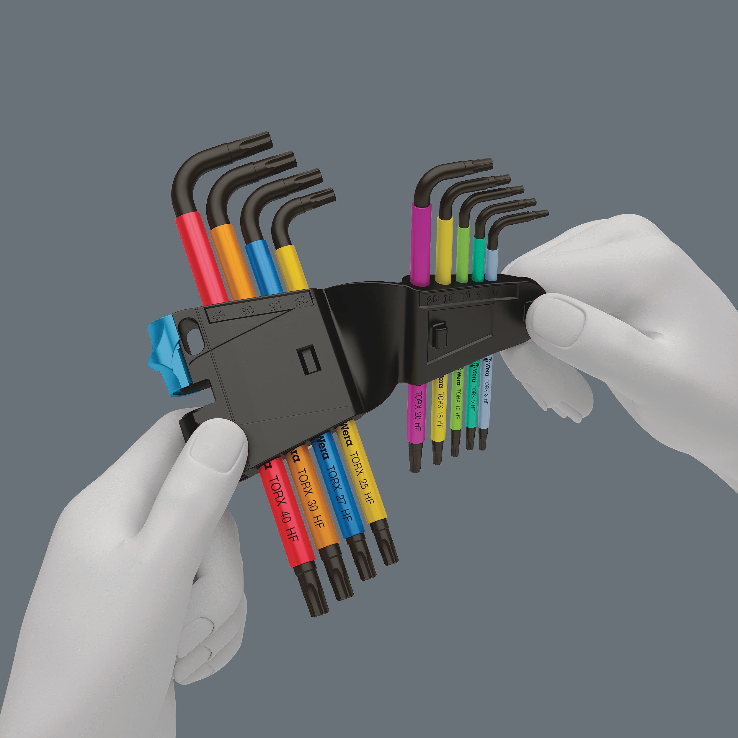 Wera 05024179001 Torx L-Key Set 967 Sl/9 with Holding Function,MULTI - Image 4