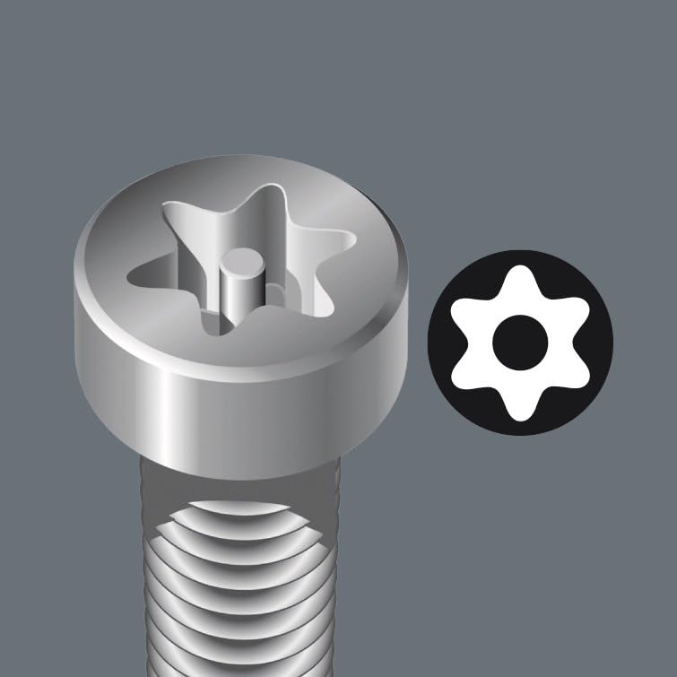 Wera Tools 05073599001 967 SPKL/9 TX BO SB L-Key Set Tamper-Proof TORX Screws, One Size, Multi - Image 3