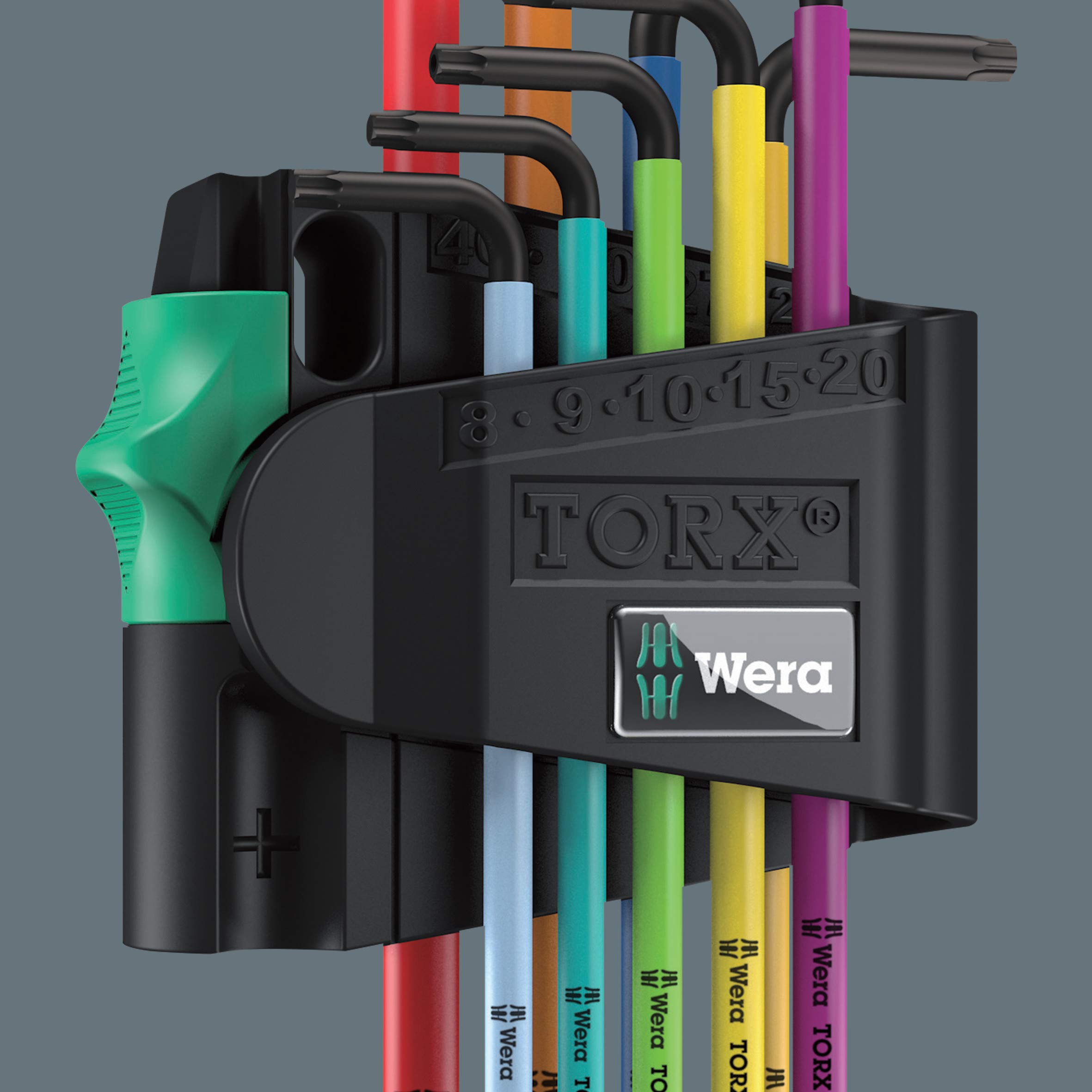 Wera Tools 05073599001 967 SPKL/9 TX BO SB L-Key Set Tamper-Proof TORX Screws, One Size, Multi - Image 5